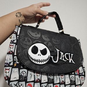 Jack Skellington Black and White Women's Bag